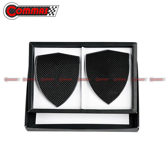 フェラーリ F12 用カーボンファイバーフェンダーシールドマーク