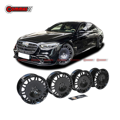 Brabus スタイル合金ホイール リム ハブ メルセデス ベンツ S クラス用