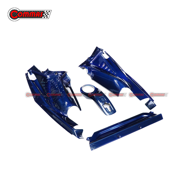 Mansory スタイル カーボンファイバー エンジン ベイ ボディキット カバー フェラーリ F8用