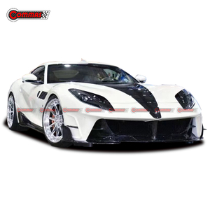 フェラーリ 812 ドライカーボンファイバー Mansory スタイル フェンダー