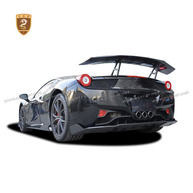 GT カーボンファイバー リア スポイラー フェラーリ 458用