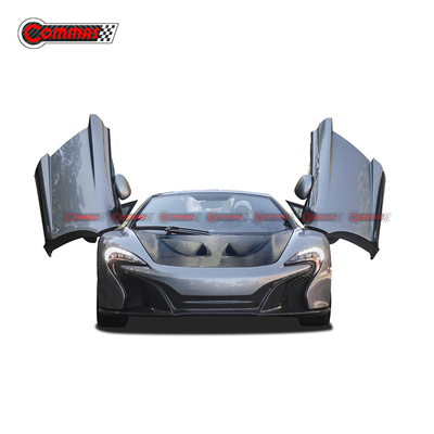 P1 スタイルカーボンファイバーエンジンカバーフードマクラーレン MP4 12C 650S
