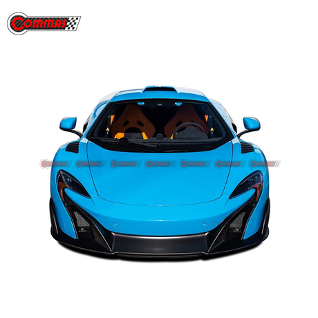 675lt スタイル カーボンファイバー 車フロントフェンダー マクラーレン MP4 650s用