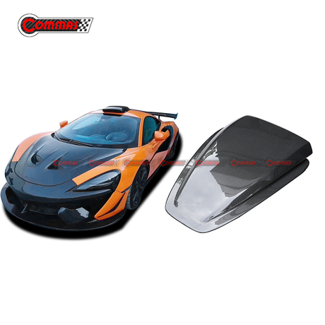 Novitec スタイルカーボンファイバールーフベントカバーマクラーレン 540S 570S 570GT