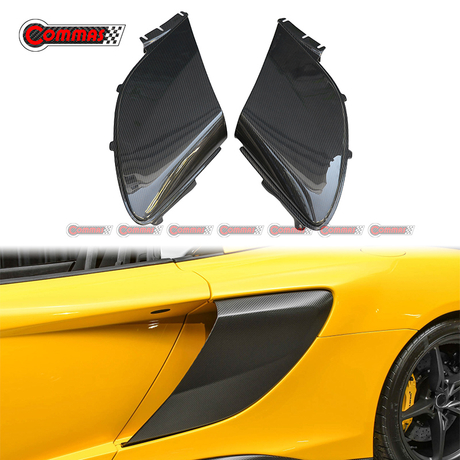 OEM スタイルカーボンファイバーサイドフェンダーベントマクラーレン MP4 12C アップデート 675LT