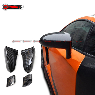 OEM スタイルカーボンファイバーサイドウイングミラーカバーランブロギーニガヤルド LP550 LP560 LP570