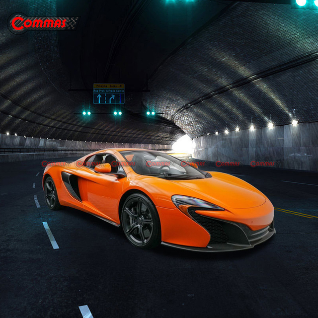 マクラーレン 650S 用 OEM スタイルカーボンファイバーサイドスカート