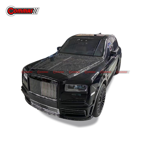 Mansory スタイル カーボンファイバー エンジン フード カバー ロールス ロイス カリナン用