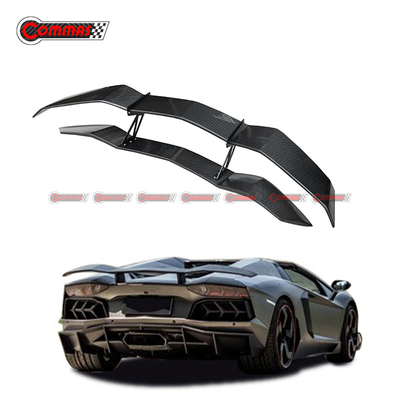  Revozport スタイル カーボンファイバー カー リア スポイエ ウィング ランボルギーニ アヴェンタドール Lp700用