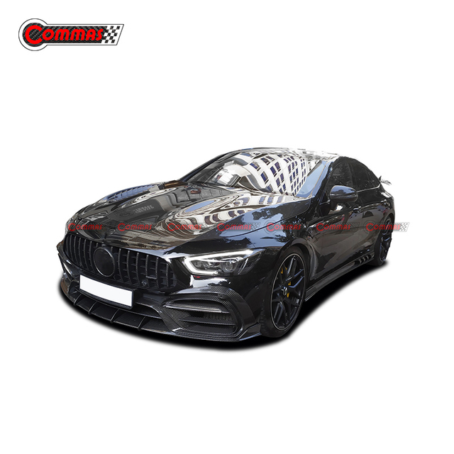 メルセデスベンツ AMG GT 用 Topcar スタイルカーボンファイバーサイドスカート