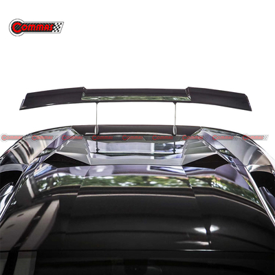 Mansory スタイル カーボンファイバー リアトランク エンジンフードカバー ランブロギーニ ウラカン LP610用