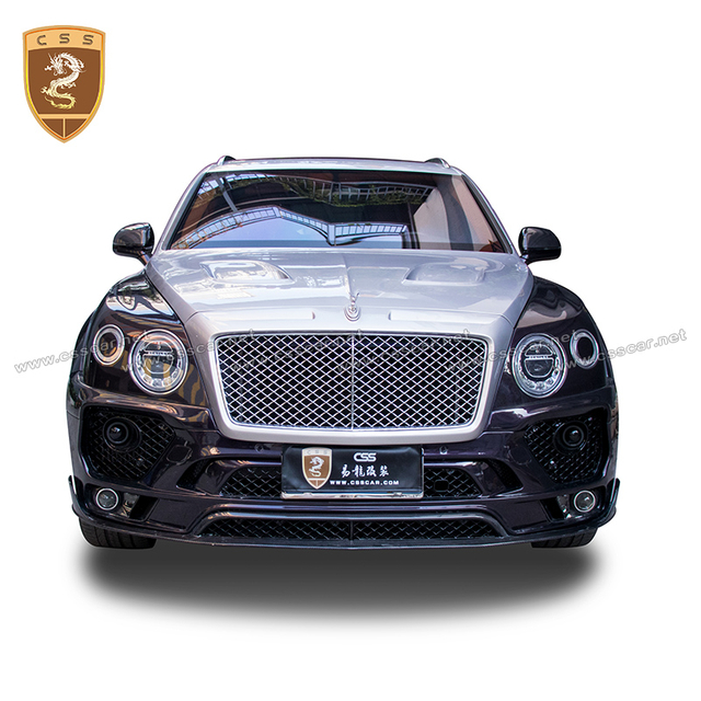 Mansory スタイル フロント バンパー サイド スカート エンジン カバー ボディ キット Bently Bentayga 用