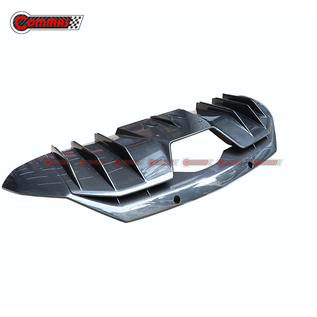 ランボルギーニ アヴェンタドール LP740 用 OEM スタイル カーボンファイバー リア ディフューザー リップ